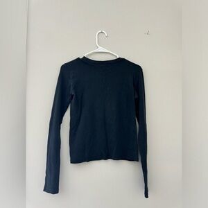 Black Long Sleeve Top
